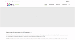 Desktop Screenshot of mhcpharma.com